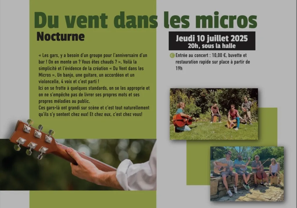 Du vent dans les micros